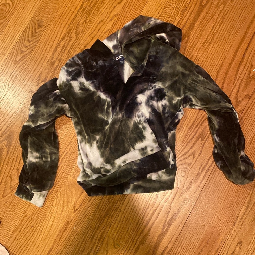Freshman 1996 brand velour hoodie